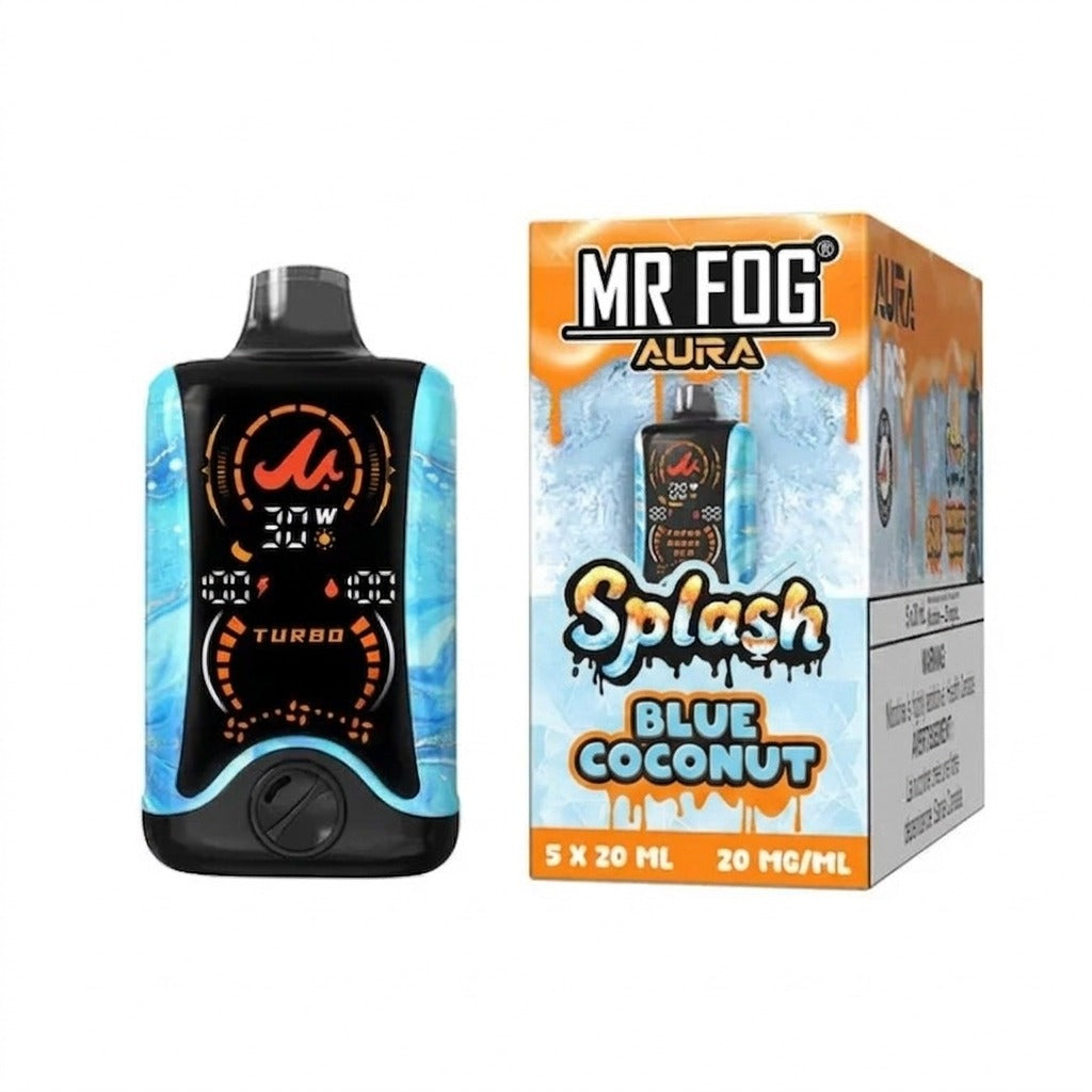MR FOG AURA BLUE COCONUT SPLASH EDTN 60K