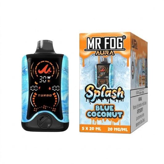 MR FOG AURA BLUE COCONUT SPLASH EDTN 60K