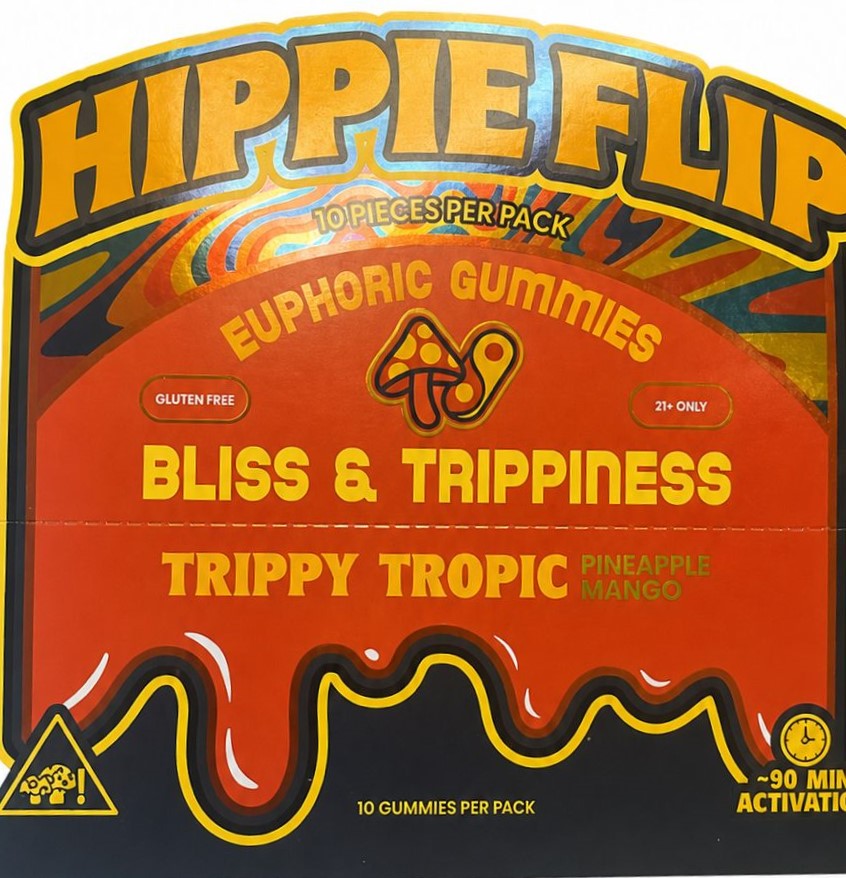 HIPPIE FLIP GUMMY TRIPPY TROPHIC PINEAPPLE MANGO 6GM
