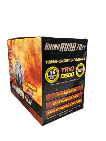 RHINO RUSH TRIO STAMINA 70XP 13500
