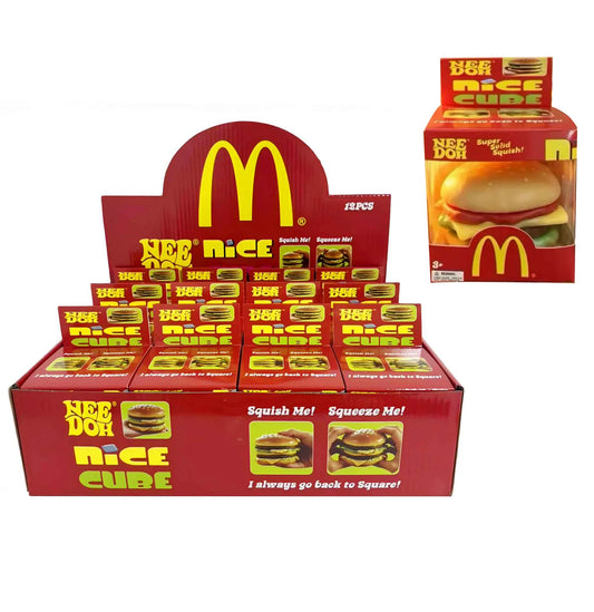 SQUEEZE NEEDOH NICE CUBE MCDONALDS BURGER ST-519 12CT