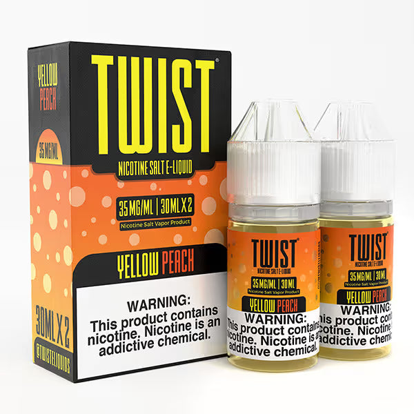 TWIST E LIQUID X 2 YELLOW PEACH 30ML 35MG