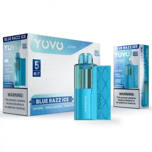 YOVO JB50000 KIT 50K |BLUE RAZ ICE 50K |6976984855513|PKOF 5