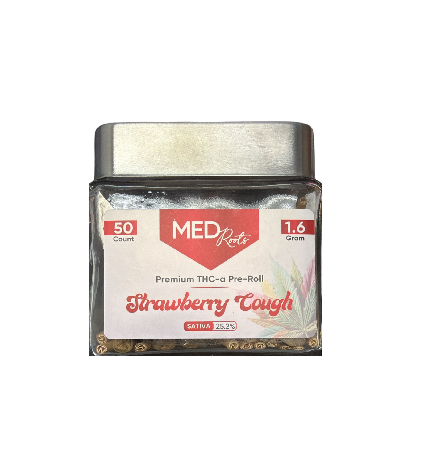 MED ROOTS STRAWBERRY COUGH PREROLL 1.6GM