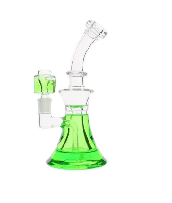 ALEAF FROZEN BONG FREEZABLE BONG WP137 GREEN 6.5"
