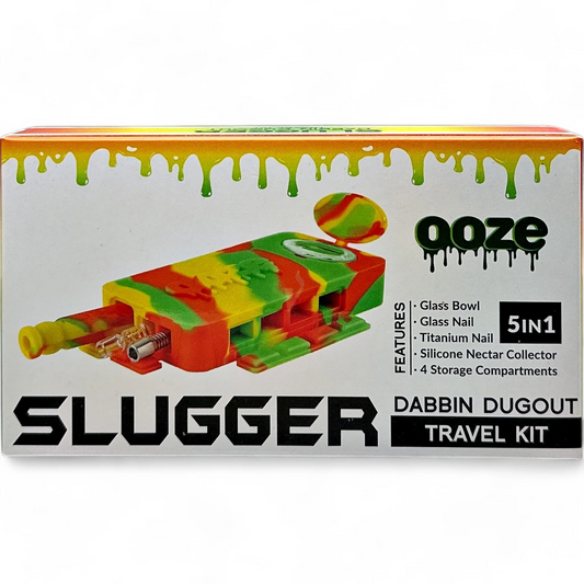OOZE SLUGGER DABBIN TRAVEL KIT RASTA 5 IN 1