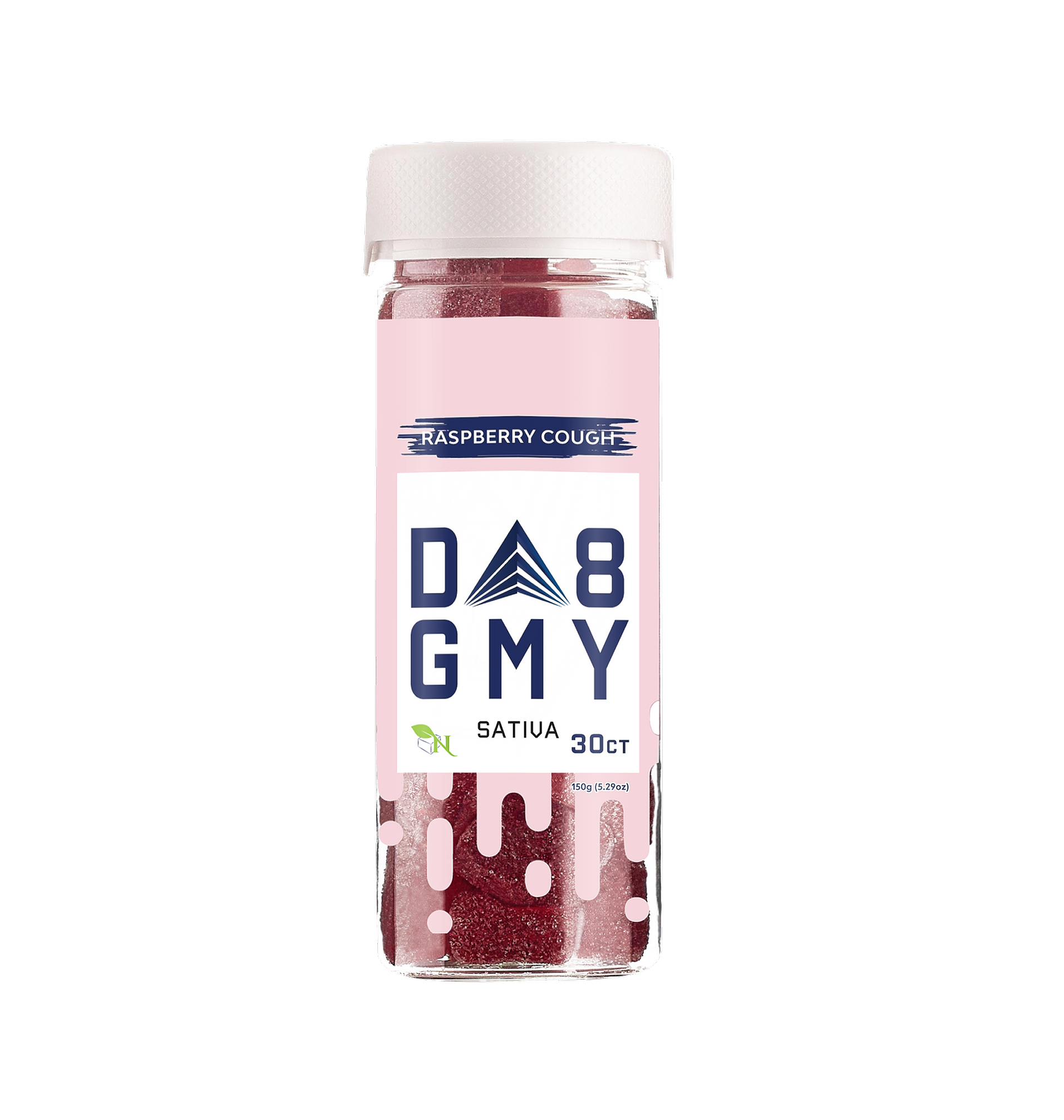 AGFN D8 GUMMY 30CT RSPBRY COUGH 750MG