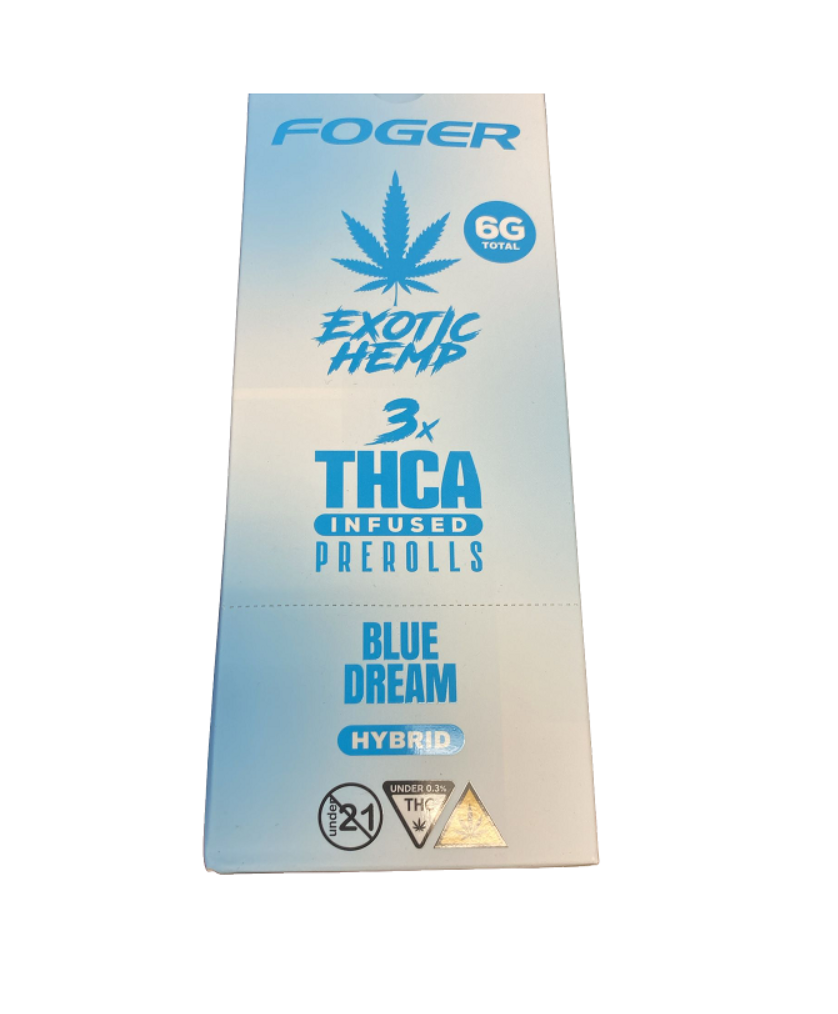 FOGER EXOTIC HEMP PROLL BLUE DREAM HYBRID 6G
