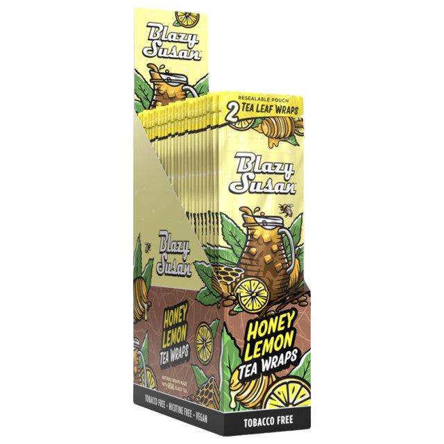 BLAZY SUSAN TEA LEAF WRAPS HONEY LEMON 2CT