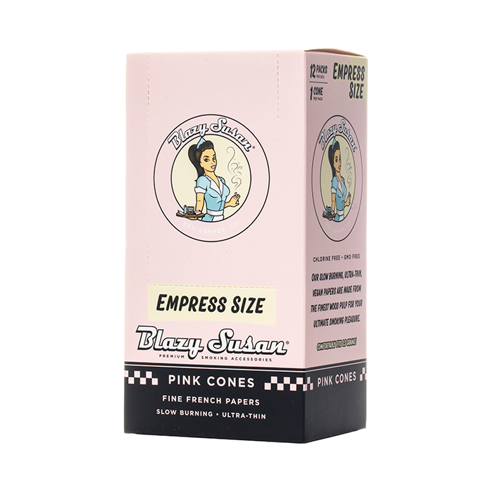 BLAZY SUSAN EMPRESS SIZE PINK CONE 12CT