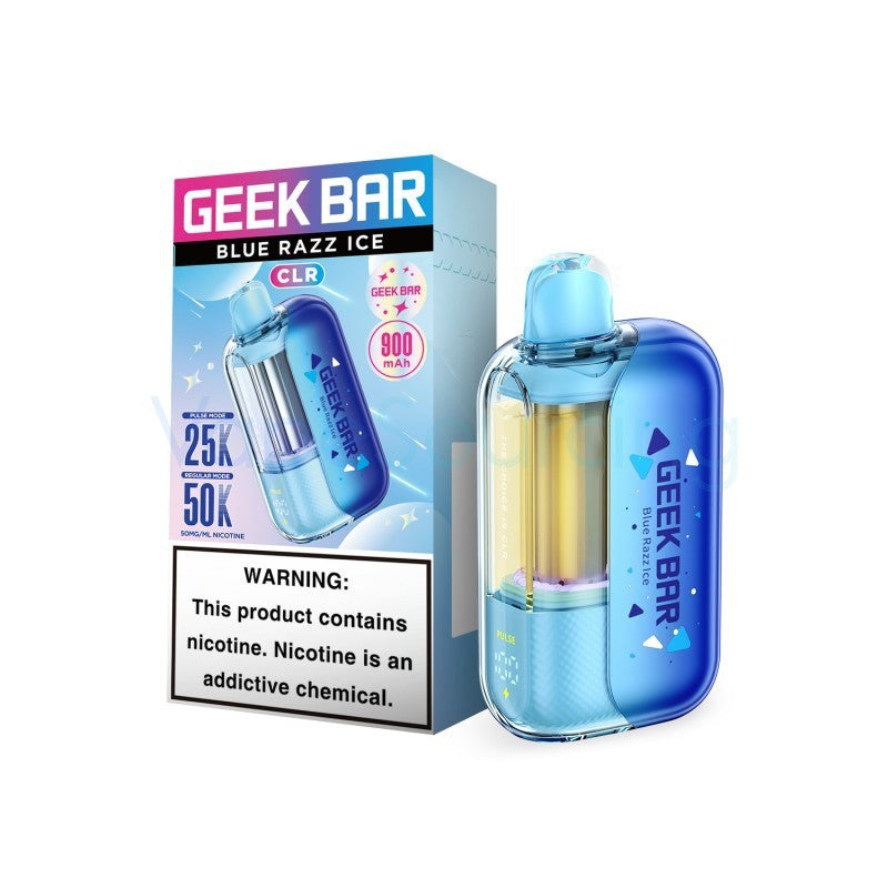 GEEK BAR CLR BLUE RAZZ ICE 50K