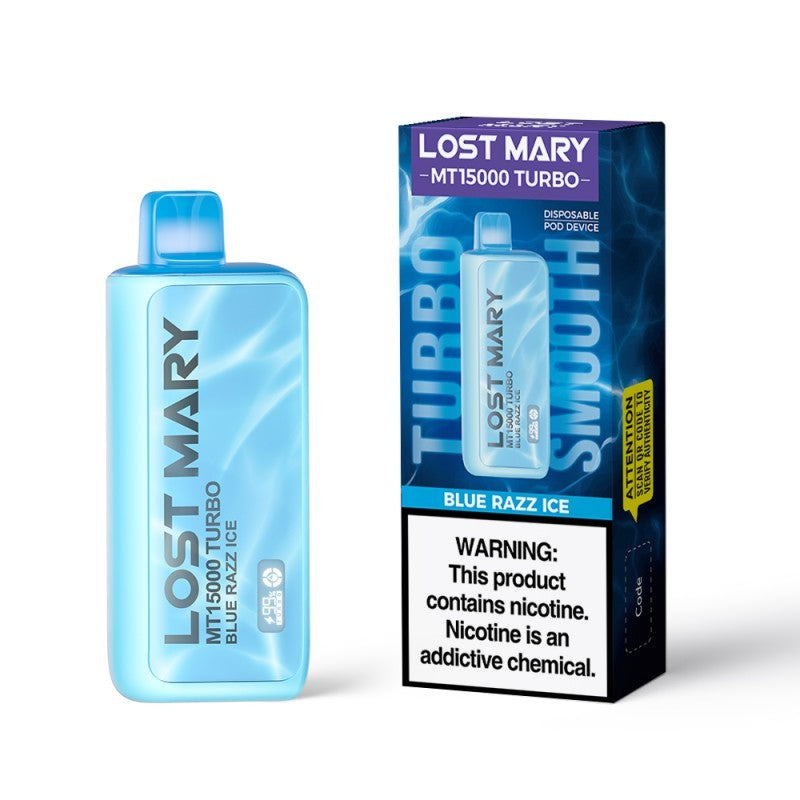 LOST MARY MT BLUE RAZZ ICE 15K
