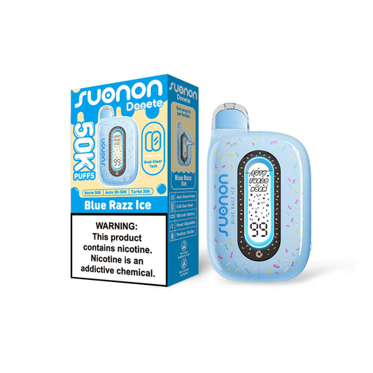 SUONON DONETE USA 50K|SUONON DONETE USA  BLUE RAZ ICE 50K|850079257009|Pack of 5