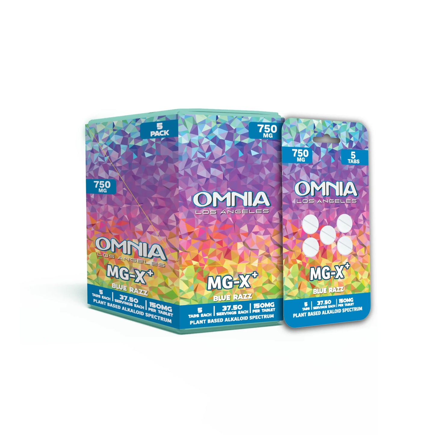 OMNIA MG-X LOST ANGELES BLUE RAZZ 750MG