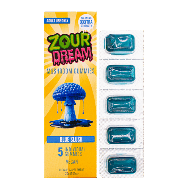 ZOUR DREAM MUSHROOM GUUMY BLUE SLUSH