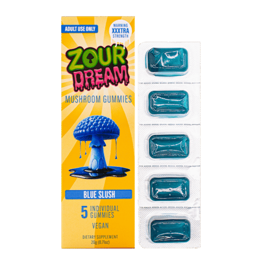 ZOUR DREAM MUSHROOM GUUMY BLUE SLUSH