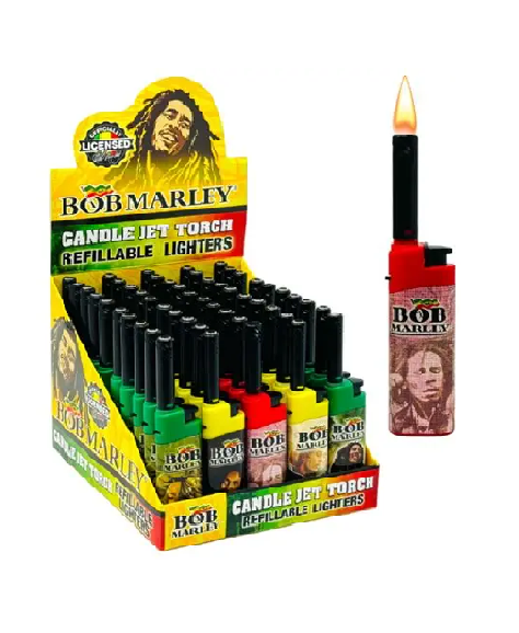 BOB MARLEY CNDLE TORCH LIGHTER LT-400 50CT