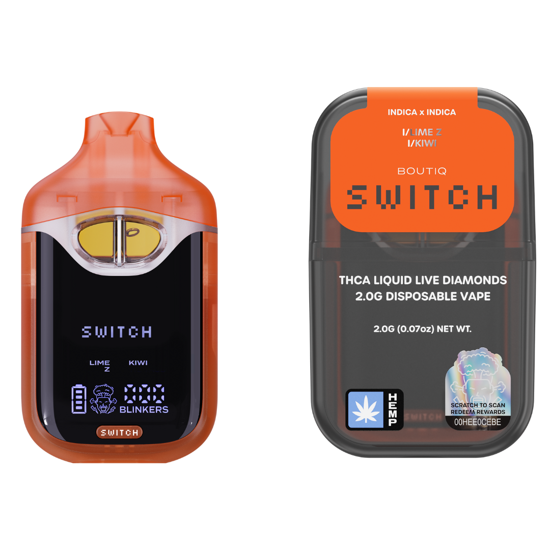 BOUTIQ SWITCH LIME Z KIWI INDICA 2G|810154386222|Pack Of|10