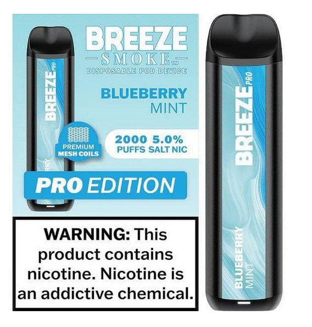 BREEZE SMOKE PRO EDITION BLUEBERRY MINT 2K
