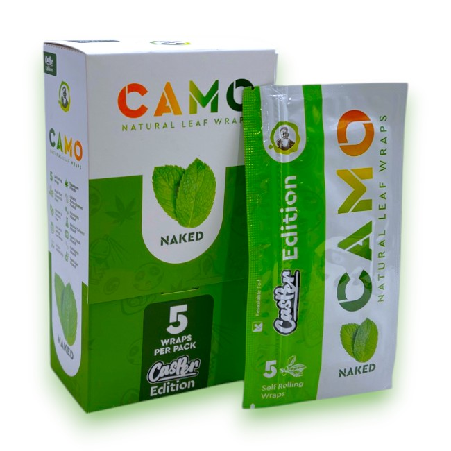 CAMO NATURAL LEAF WRAPS CASPER NAKED EDITION
