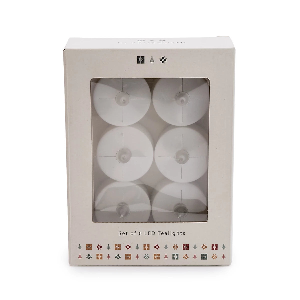 TEA LIGHT ASSORTED CANDLES 6PK