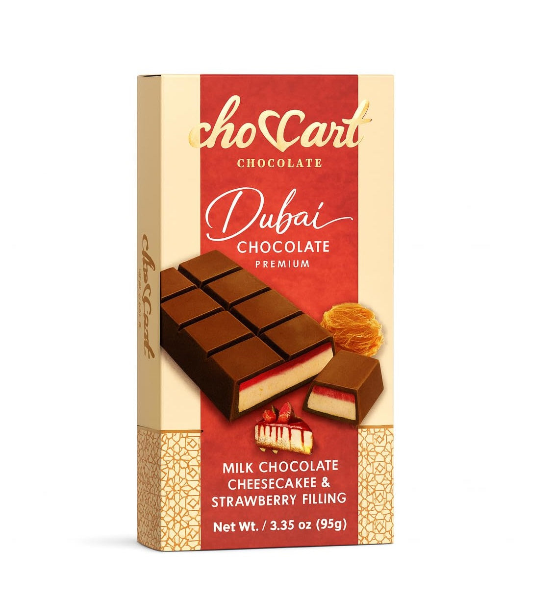 CHOCCART MILK CHOCLTE CHEESECAKE CREAM FILING 95G