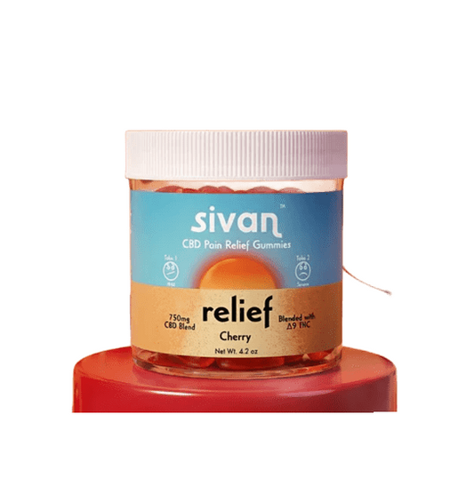 SIVAN CBD PAIN RELIEF GUMMIES CHERRY 750MG