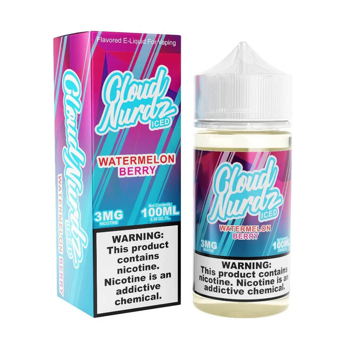 CLOUD NURDZ WATERMELON BERRY 3MG 100ML