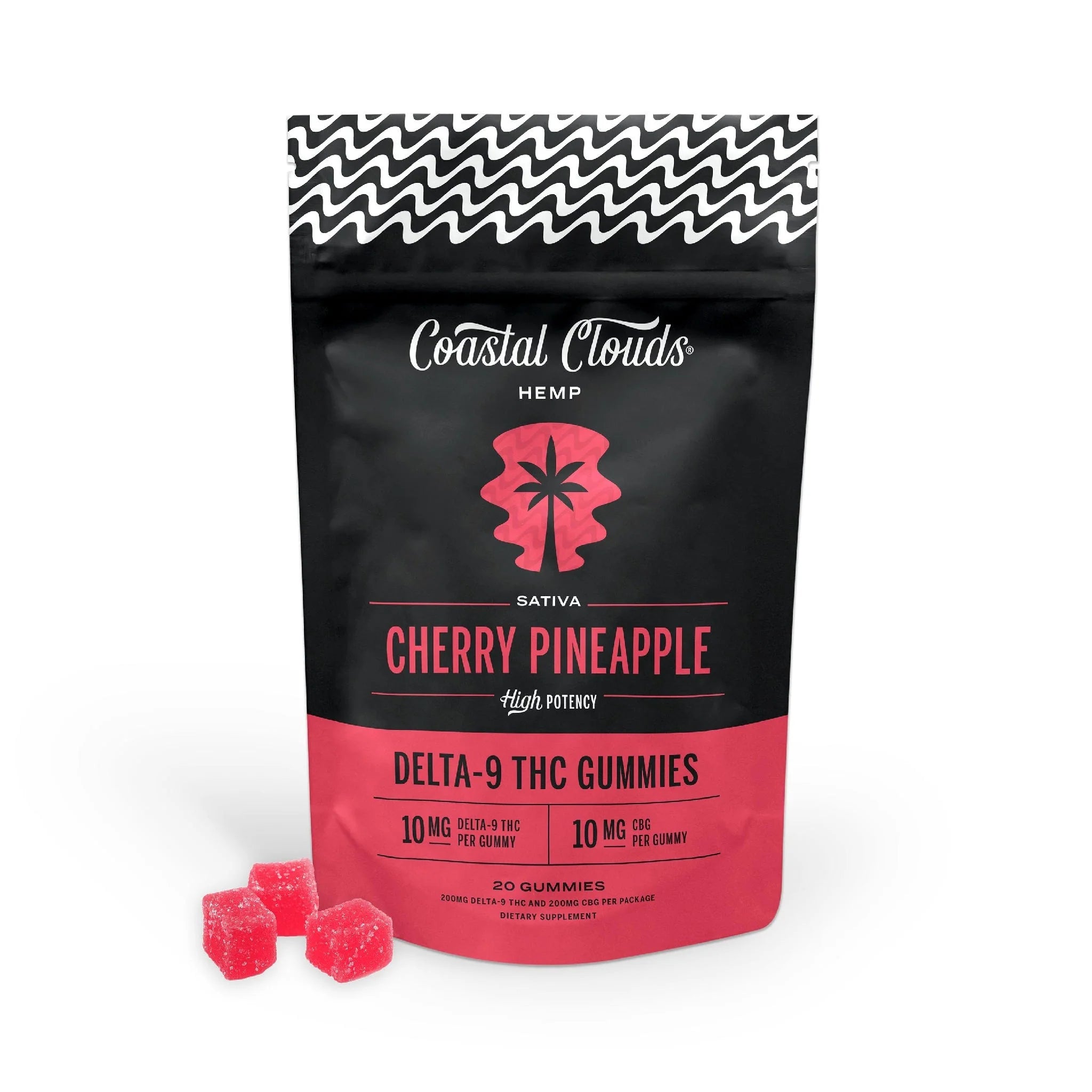COASTAL CLOUDS GUMY CHERY PNAPL UPLIFT SAT 10MG