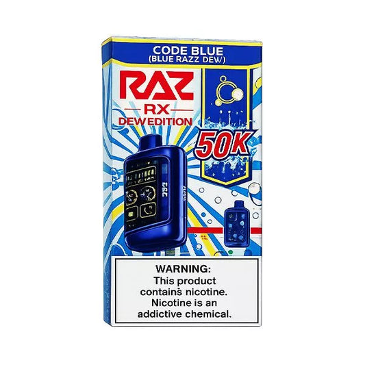 RAZ RX DEW EDTN CODE BLUE RAZZ DEW 50K