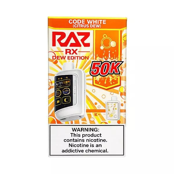 RAZ RX DEW EDTN CODE WHITE CITRUS DEW 50K