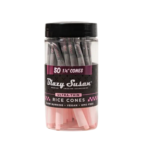 BLAZY SUSAN ULTRA THIN RICE CONES 1 1/4 SIZE 50CT