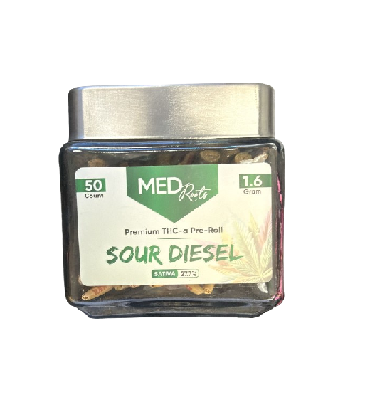 MED ROOTS SOUR DIESEL PREROLL 1.6GM