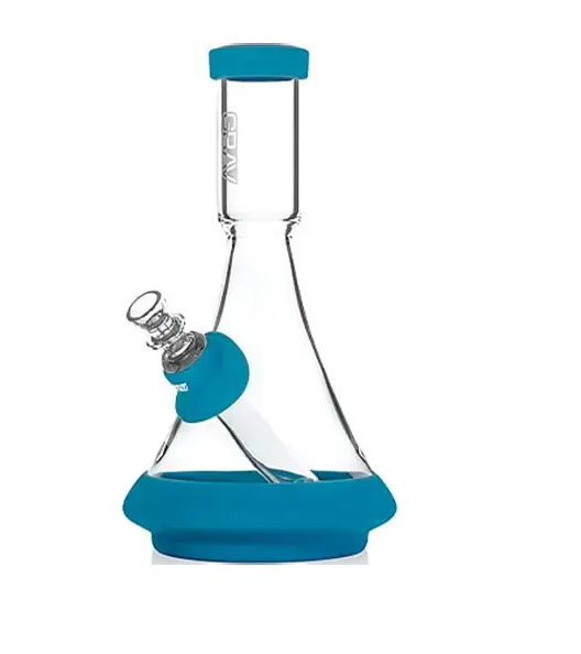 GRAV DECO BEAKER WP ACCENTS 38DB.0.BL CLEAR BLUE