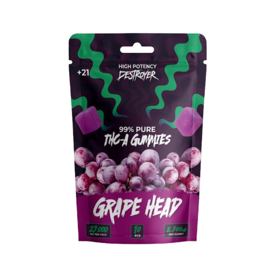 DESTROYER TCHA GUMMY GRAPE HEAD 25000MG
