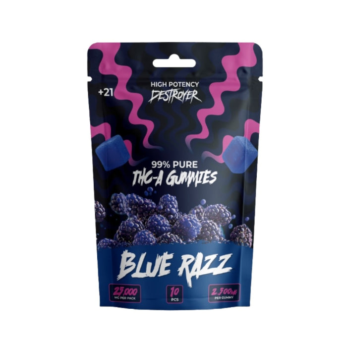 DESTROYER TCHA GUMMY BLUE RAZZ 25000MG