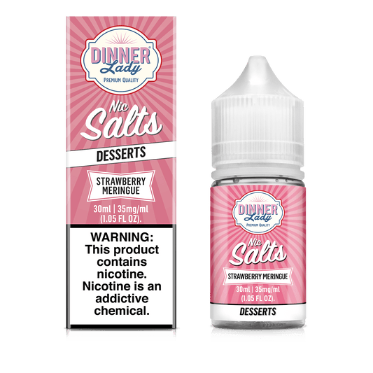 DINNER LADY SALT STRAWBERRY MERINGUE 35MG 30ML