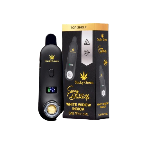 STICKY GREEN DAB PEN WHITE WIDOW INDICA 0.5ML