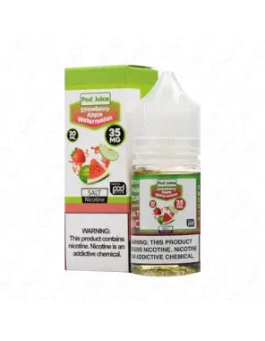 POD JUICE|STWBRY APPLE WTRMLN 30ML 35MG|214303555727|Pack Of 1