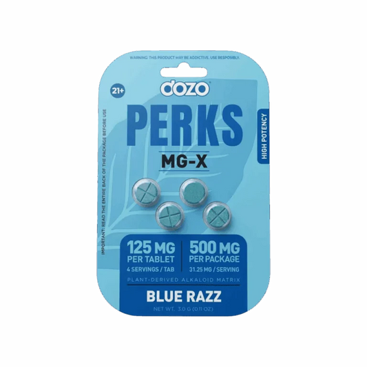 DOZO PERKS MG-X HIGH POTENCY BLUE RAZZ 500MG