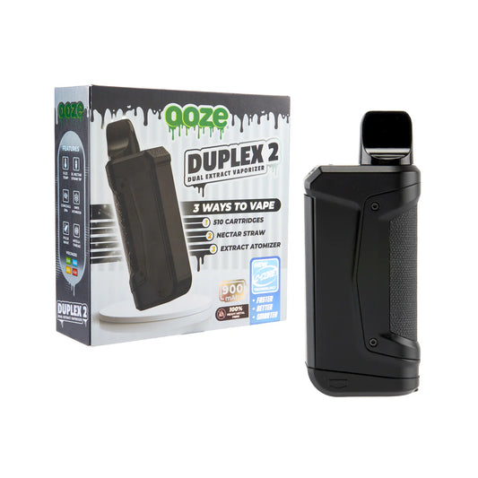 OOZE DUPLEX 2 DUAL PANTHER BLK VAPORIZER 900MAH