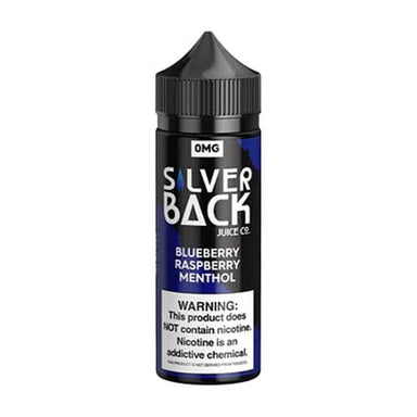 SILVERBACK JUICE CO BLUE BLUBRY RSPBRY MNTHOL 3MG 120ML