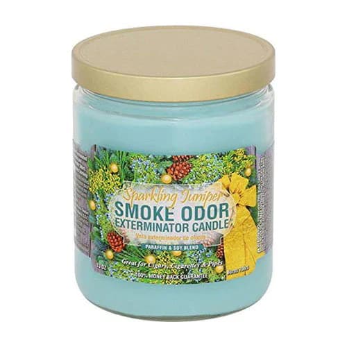 SMOKE ODOR CANDLE SPARKLING JUNIPER 13OZ