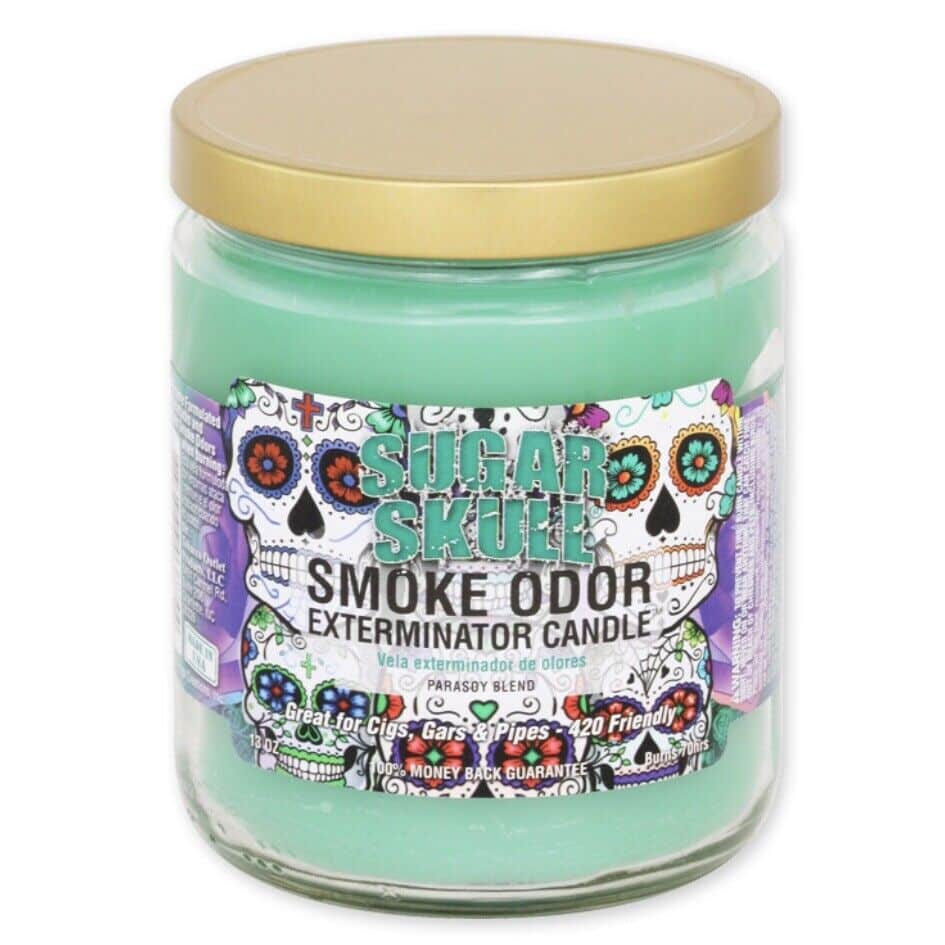 SMOKE ODOR CNDL SUGAR SKULL 13OZ