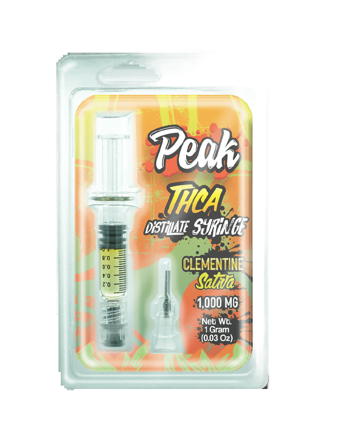 PEAK THCA DISTILLATE CLEMENTINE SATIVA 1GM