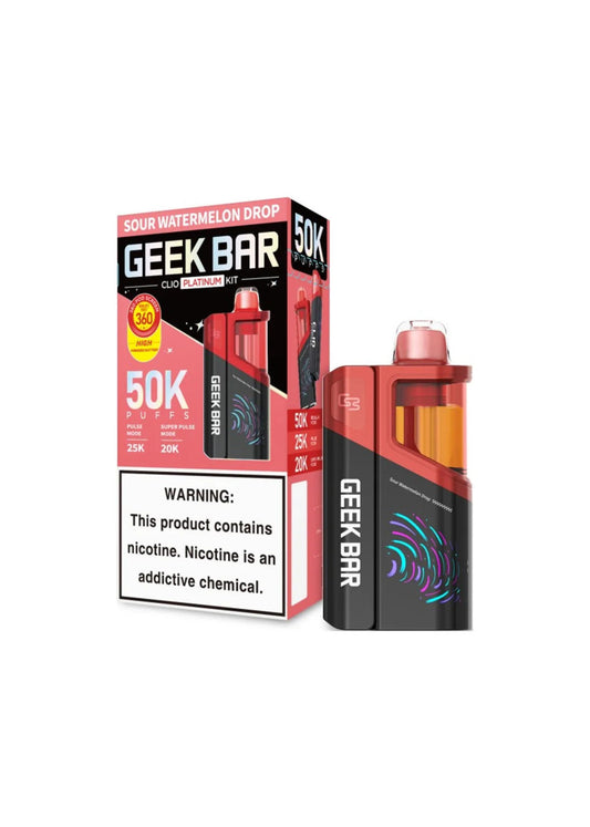 GEEK BAR CLIO PLATINUM KIT SOUR WATERMELON DROP 50K