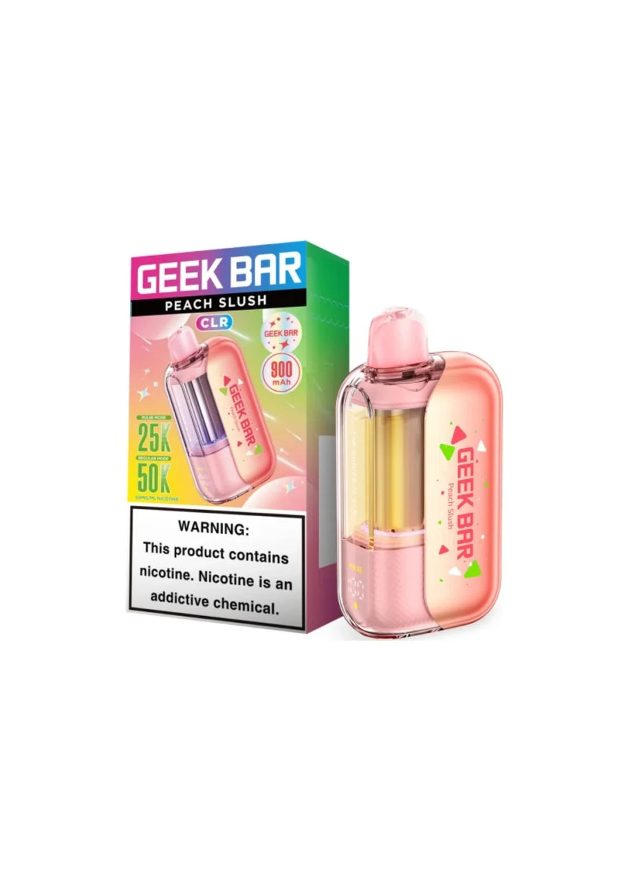 GEEK BAR CLR PEACH SLUSH 50K