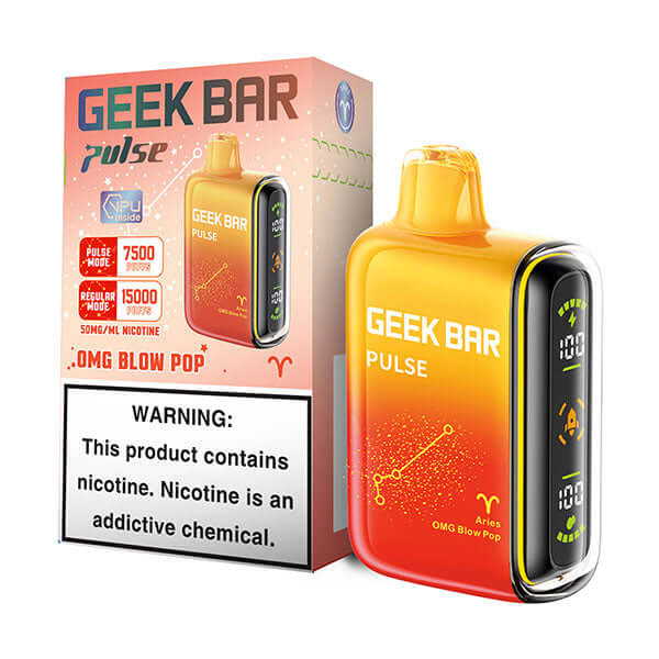 GEEK BAR PULSE OMG BLOW POP 15K|810125437014|Pack Of|5