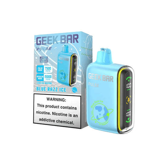 GEEK BAR PULSE BLUERAZZ ICE 15K|810125435928|Pack Of|5