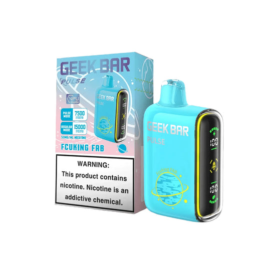 GEEK BAR PULSE FCUKING FAB 15K|810125434747|Pack Of|5